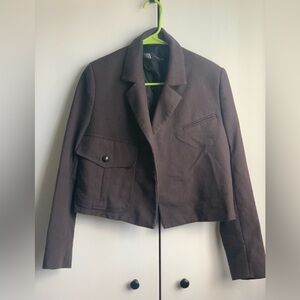 Zara Dark Brown Women's Blazer